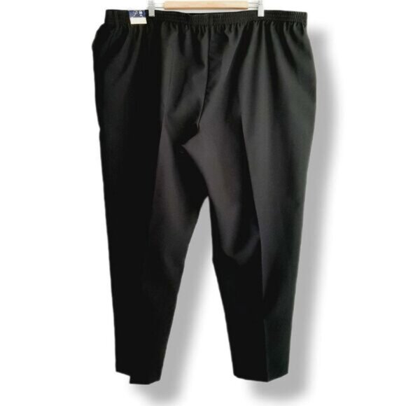 PENNINGTONS Boston Fit High Waist Pull-on Dress Pants Black Sz 28 P - Picture 2 of 8